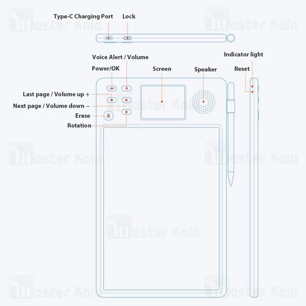 تخته هوشمند شیائومی Xiaomi Xiaoxun Intelligent teaching drawing board XPHB006 همراه با قلم