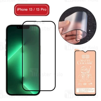 گلس سرامیکی مات آیفون Apple iPhone 13 / 13 Pro Matte Ceramic Full Screen Glass