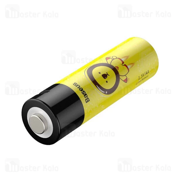 پک 4 عددی باتری قلمی شارژی بیسوس Baseus pcwh000311 دارای پورت