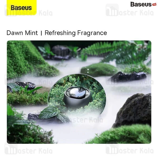 کیت رایحه خوشبو کننده هوای خودرو Baseus Wisdom Car Smart Dual-port Atomized Air Freshener Essential Oil Refill CNZX030000