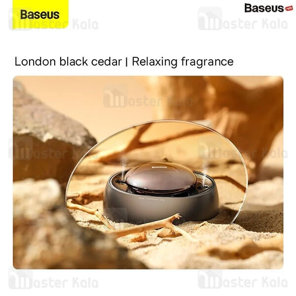 کیت رایحه خوشبو کننده هوای خودرو Baseus Wisdom Car Smart Dual-port Atomized Air Freshener Essential Oil Refill CNZX030000