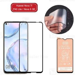 گلس سرامیکی مات Huawei Nova 7i / P40 Lite / Nova 6 SE Matte Ceramic Glass