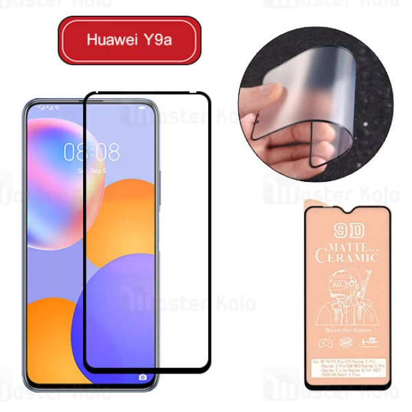 گلس سرامیکی مات هواوی Huawei Y9a Matte Ceramic Glass