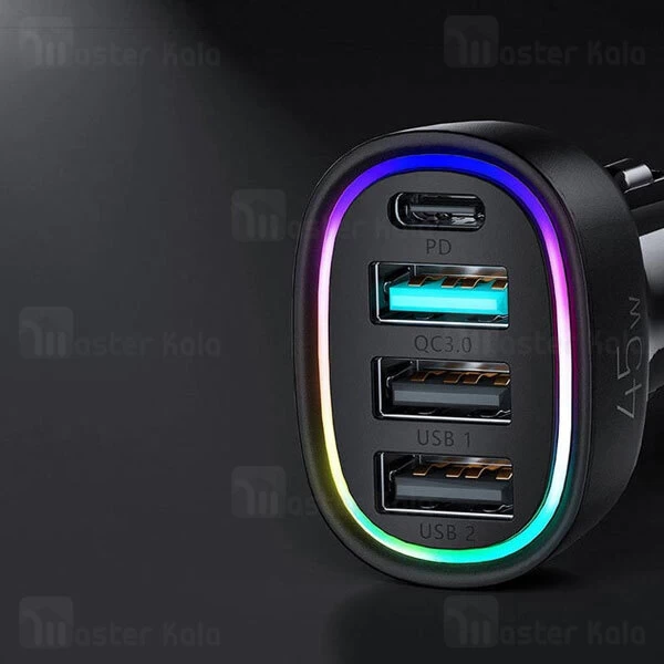 شارژر فندکی فست شارژ جویروم JoyRoom JR-CL09 توان 45 وات