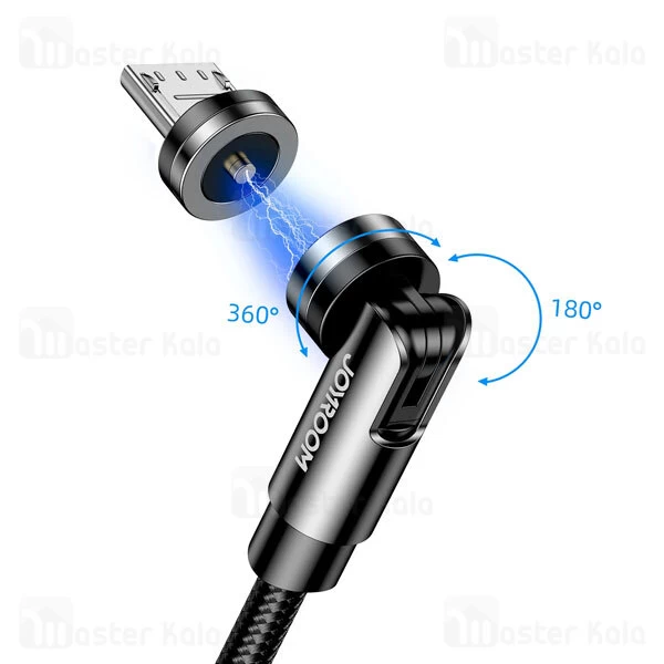 کابل مگنتی سه سر جویروم JoyRoom S-1224X2 طول 1.2 متر