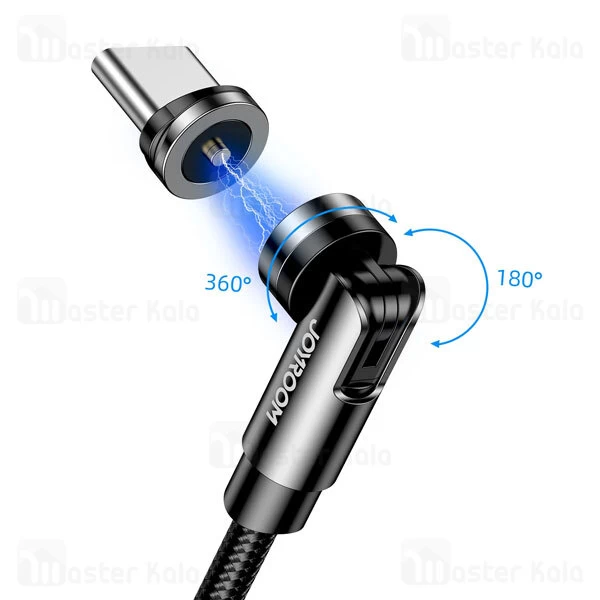 کابل مگنتی سه سر جویروم JoyRoom S-1224X2 طول 1.2 متر