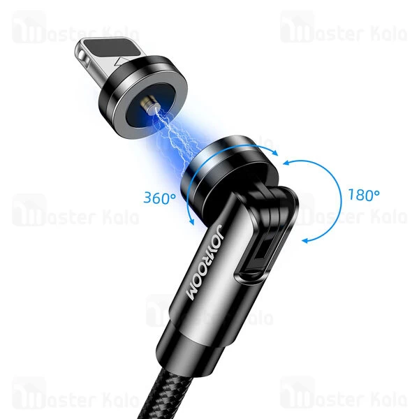 کابل مگنتی سه سر جویروم JoyRoom S-1224X2 طول 1.2 متر