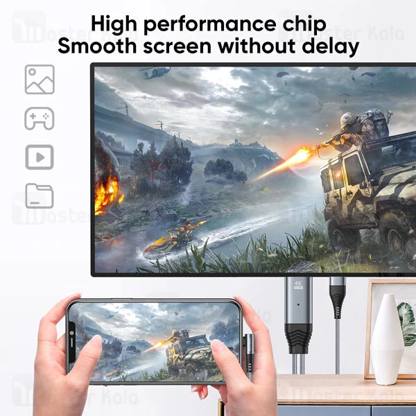 کابل لایتنینگ به HDMI جویروم JoyRoom SY-35L1 طول 3 متر