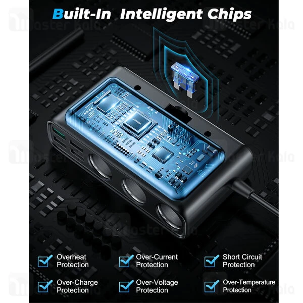 شارژر فندکی فست شارژ جویروم Joyroom JR-CL06 توان 210 وات