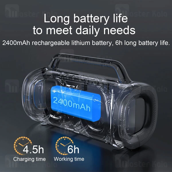 اسپیکر بلوتوث جویروم Joyroom JR-MW02 توان 40 وات رم و فلش خور