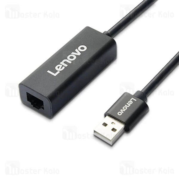 کابل تبدیل USB2.0 به LAN لنوو Lenovo A509 USB2.0 to RJ45 Network Adapter 100M Ethernet