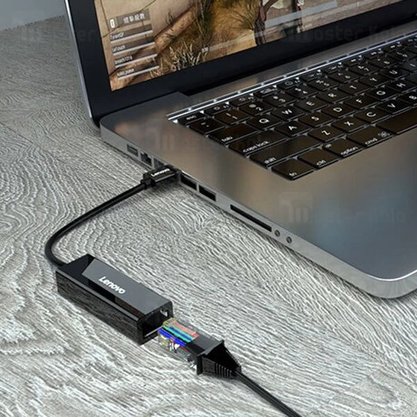 کابل تبدیل USB3.0 به LAN لنوو Lenovo A518 USB3.0 to RJ45 Network Converter