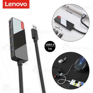 هاب 4 پورت لنوو Lenovo A602 4Ports USB3.0 Hub طول 1 متر