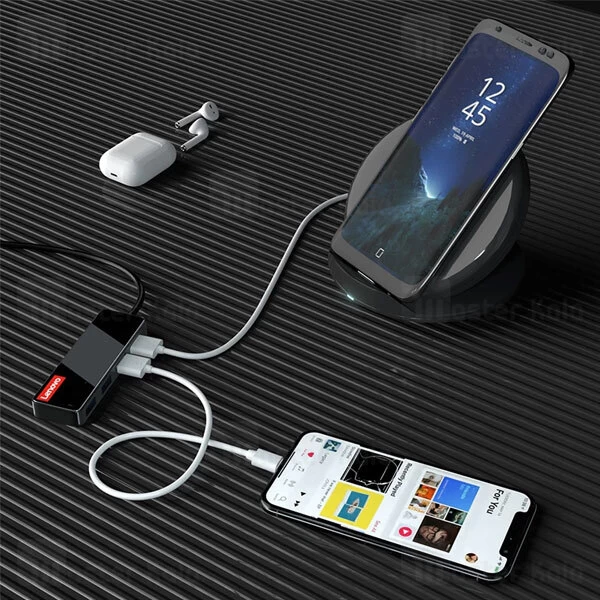 هاب 4 پورت لنوو Lenovo A602 4Ports USB3.0 Hub طول 50 سانتی متر