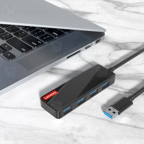 هاب 4 پورت لنوو Lenovo A602 4Ports USB3.0 Hub طول 50 سانتی متر