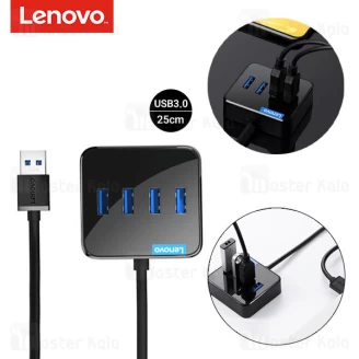 هاب 4 پورت لنوو Lenovo A603 Vertical insertion New 4Ports USB3.0 Hub طول 25 سانتی متر