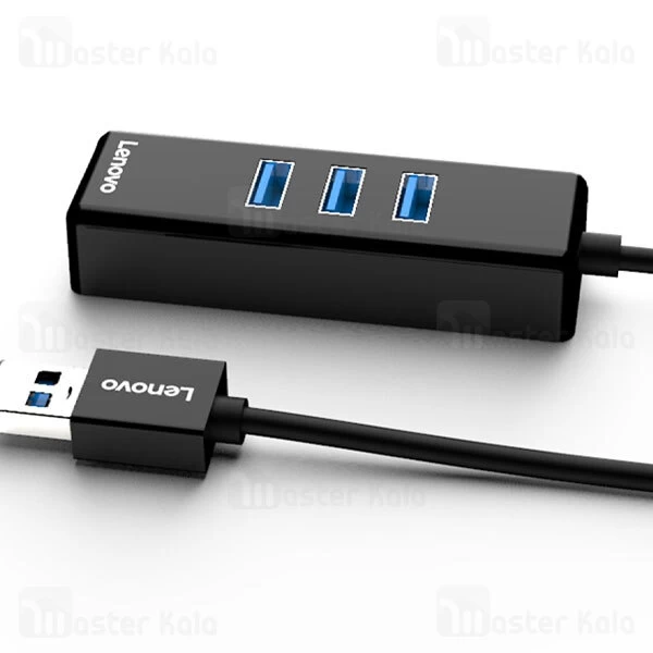 هاب 4 پورت لنوو Lenovo A625 4 in 1 USB HUB 3USB3.0 1Lan Port