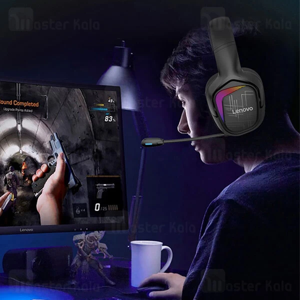 هدفون بلوتوث گیمینگ لنوو Lenovo ThinkPlus G35B Bluetooth RGB Gaming Headset Dual Mode