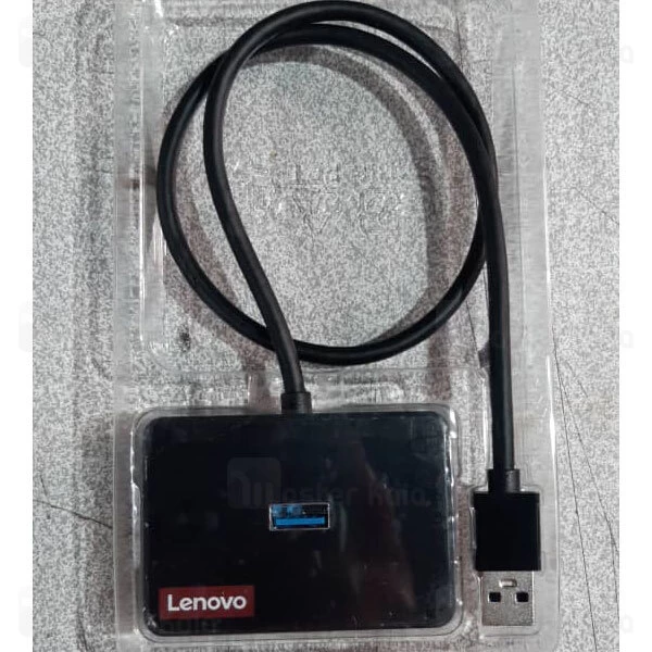 هاب 4 پورت لنوو Lenovo X1-04A 4Ports USB3.0 Hub طول 50 سانتی متر