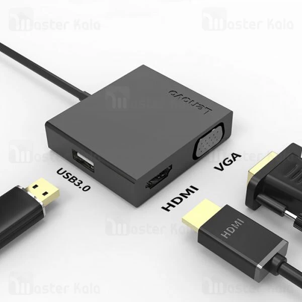 هاب 3 پورت لنوو Lenovo XL0807-H Multifunctional Type C Hub