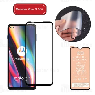 گلس سرامیکی مات موتورولا Motorola Moto G 5G Plus Matte Ceramic Full Screen Glass