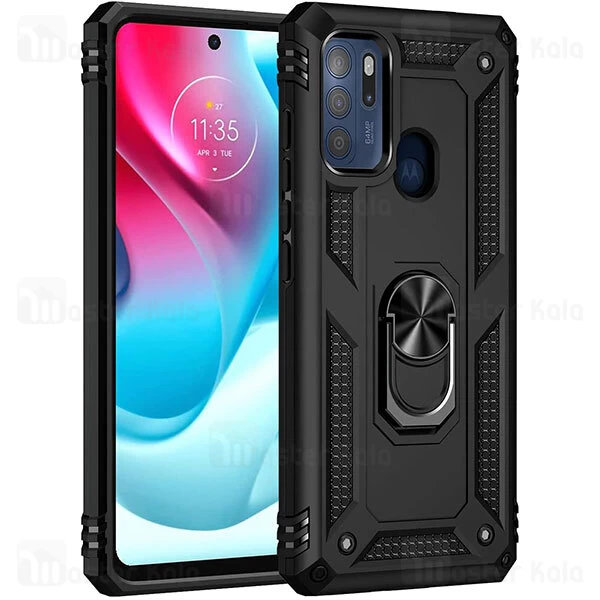گارد محافظ ضد ضربه انگشتی موتورولا Motorola Moto G60s Armor Shockproof Case