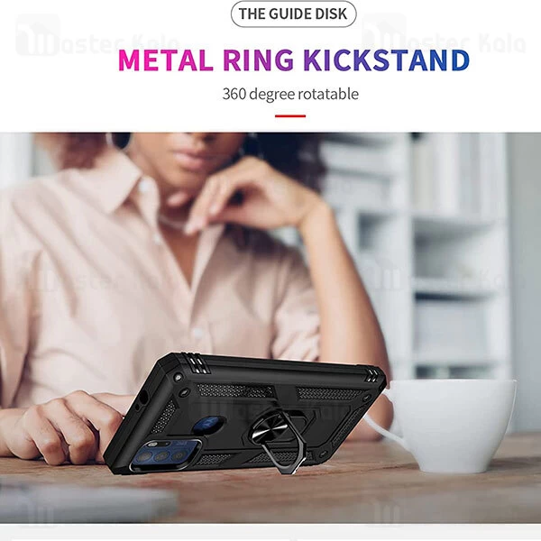 گارد محافظ ضد ضربه انگشتی موتورولا Motorola Moto G60s Armor Shockproof Case