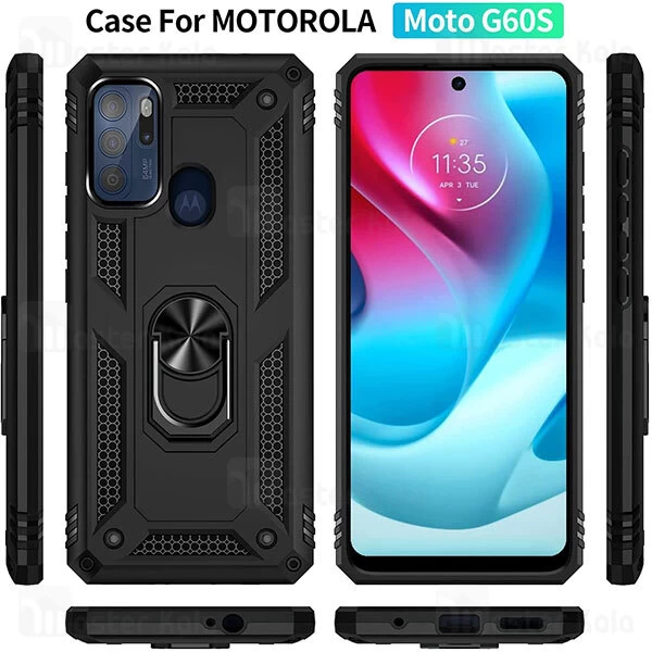 گارد محافظ ضد ضربه انگشتی موتورولا Motorola Moto G60s Armor Shockproof Case