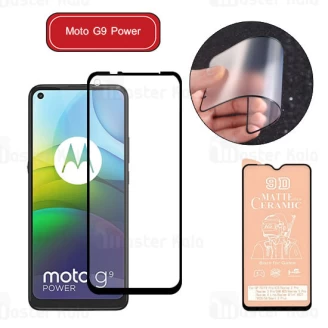 گلس سرامیکی مات موتورولا Motorola Moto G9 Power Matte Ceramic Full Screen Glass