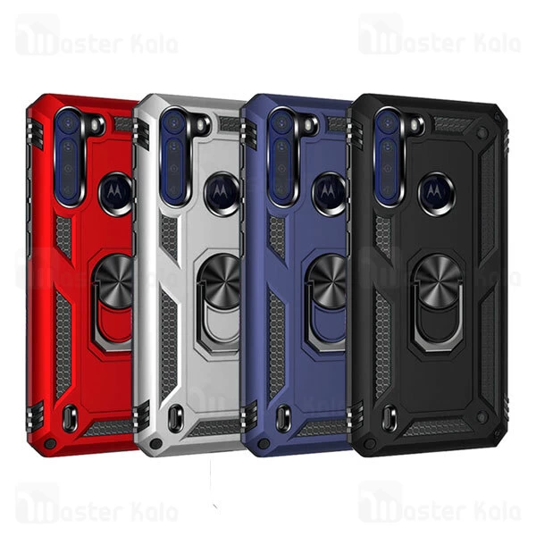 گارد محافظ ضد ضربه انگشتی موتورولا Motorola One Fusion Armor Shockproof Case