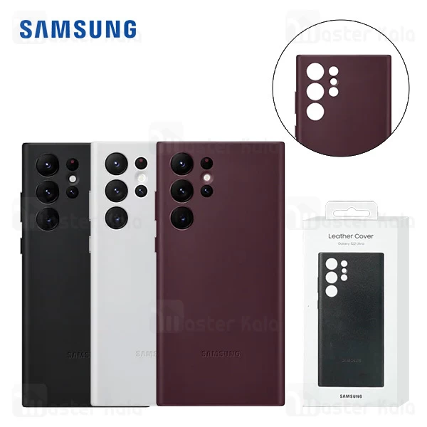 قاب چرمی اصلی سامسونگ Samsung Galaxy S22 Ultra 5G Leather Cover