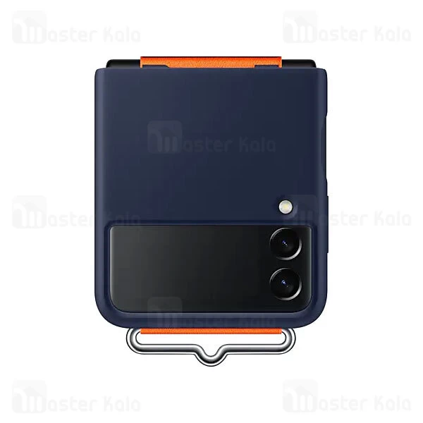 قاب سیلیکونی اصلی سامسونگ Samsung Galaxy Z Flip 3 5G Silicone Cover بند دار