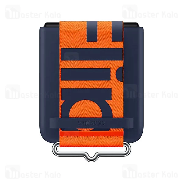 قاب سیلیکونی اصلی سامسونگ Samsung Galaxy Z Flip 3 5G Silicone Cover بند دار