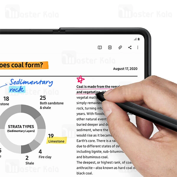 پک اصلی کاور هوشمند و قلم سامسونگ Samsung Galaxy Z Fold3 5G Flip Cover S Pen