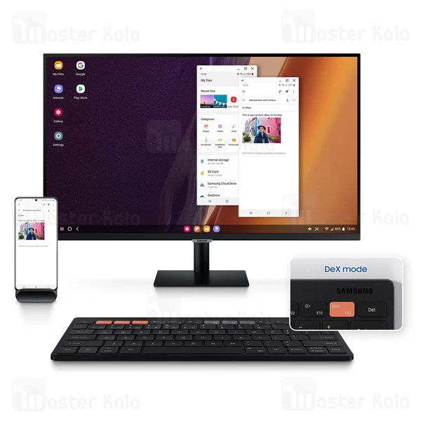 کیبورد وایرلس سامسونگ Samsung Smart Keyboard Trio 500 EJ-B3400 