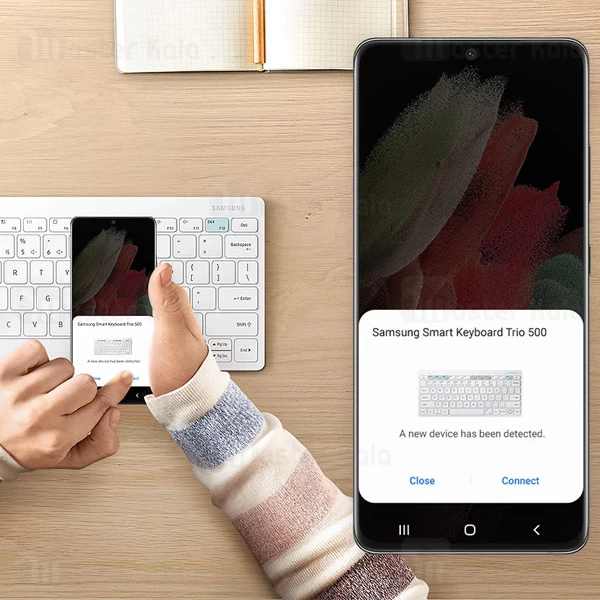 کیبورد وایرلس سامسونگ Samsung Smart Keyboard Trio 500 EJ-B3400 