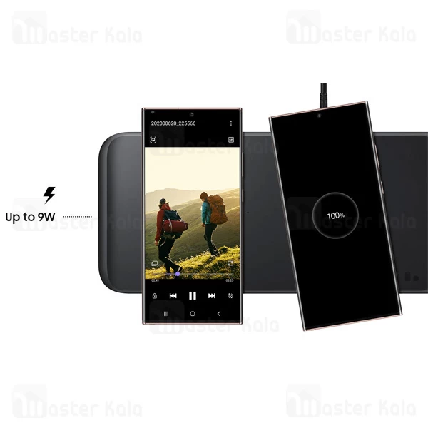 شارژر وایرلس سامسونگ Samsung Wireless Charger Trio EP-P6300TBEGWW توان 9 وات