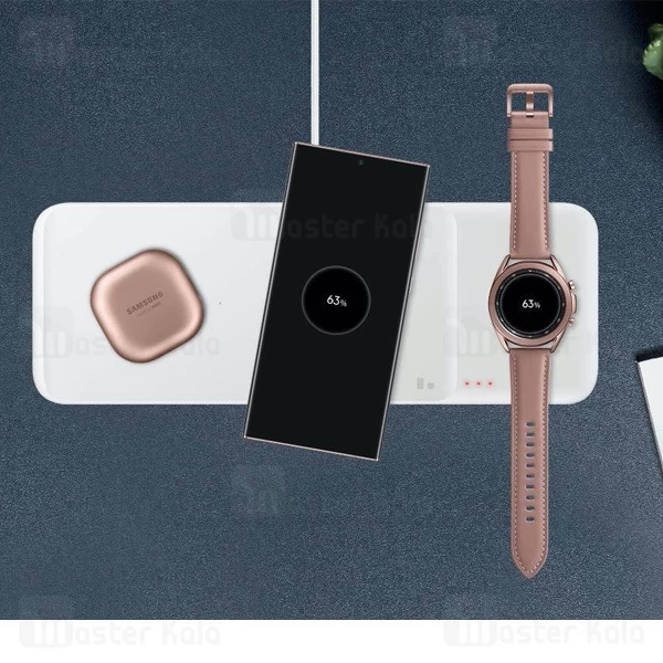 شارژر وایرلس سامسونگ Samsung Wireless Charger Trio EP-P6300TBEGWW توان 9 وات