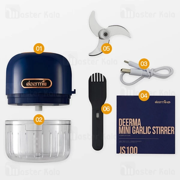 خرد کن و غذاساز قابل حمل شارژی شیائومی Xiaomi Deerma JS100