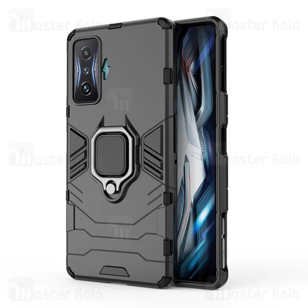 گارد ضد ضربه انگشتی شیائومی Xiaomi Poco F4 GT / Redmi K50 Gaming Black Panther KEYSION Armor Ring