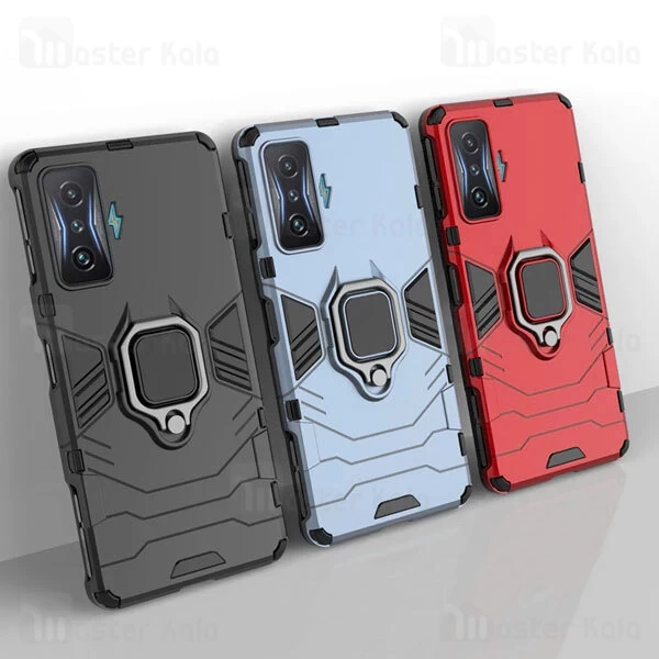 گارد ضد ضربه انگشتی شیائومی Xiaomi Poco F4 GT / Redmi K50 Gaming Black Panther KEYSION Armor Ring