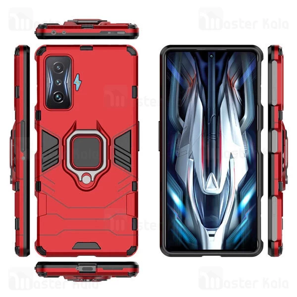 گارد ضد ضربه انگشتی شیائومی Xiaomi Poco F4 GT / Redmi K50 Gaming Black Panther KEYSION Armor Ring