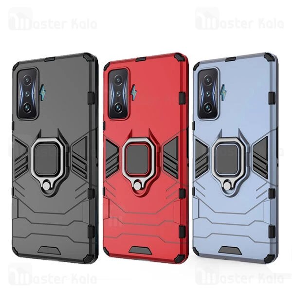 گارد ضد ضربه انگشتی شیائومی Xiaomi Poco F4 GT / Redmi K50 Gaming Black Panther KEYSION Armor Ring