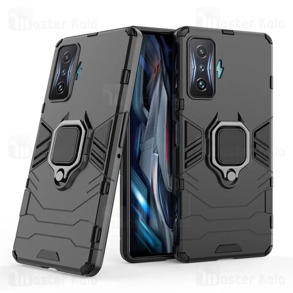 گارد ضد ضربه انگشتی شیائومی Xiaomi Poco F4 GT / Redmi K50 Gaming Black Panther KEYSION Armor Ring