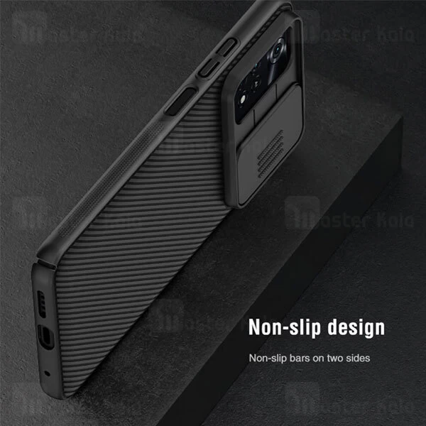 قاب محافظ نیلکین شیائومی Xiaomi Poco M4 Pro Nillkin CamShield Case دارای محافظ دوربین