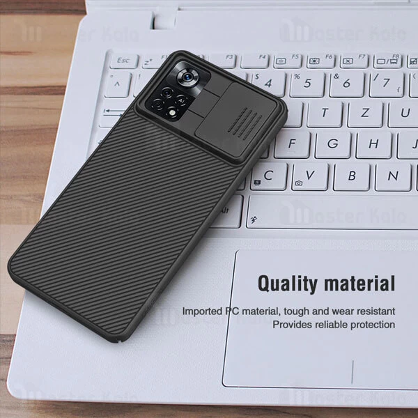 قاب محافظ نیلکین شیائومی Xiaomi Poco X4 Pro 5G Nillkin CamShield Case دارای محافظ دوربین