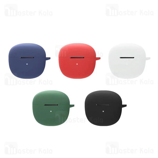 کاور محافظ سیلیکونی هندزفری کیو سی وای Xiaomi QCY HT03 دارای قلاب آویز