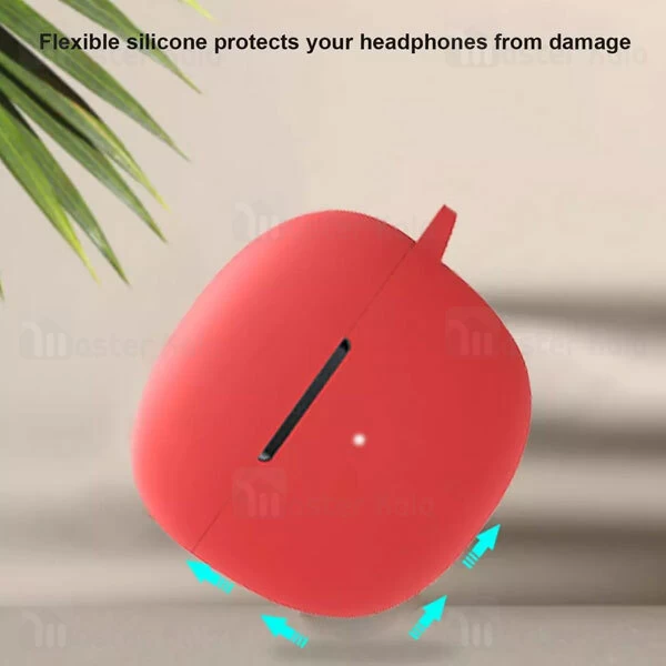 کاور محافظ سیلیکونی هندزفری کیو سی وای Xiaomi QCY HT03 دارای قلاب آویز