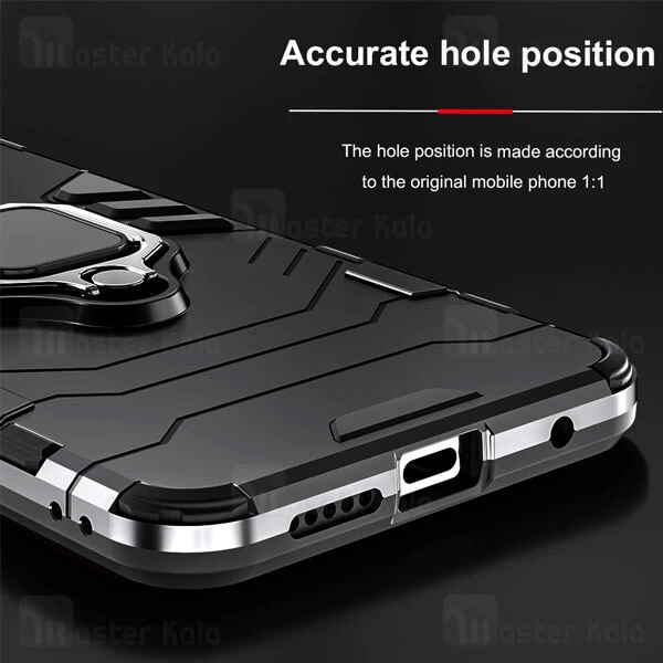 گارد ضد ضربه انگشتی شیائومی Xiaomi Redmi Note 11 Global / Note 11s Black Panther KEYSION Armor Ring