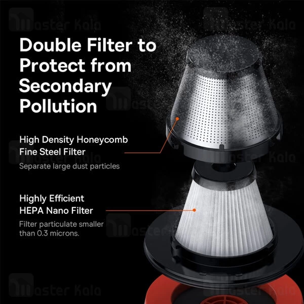 جارو شارژی ماشین بیسوس Baseus A7 VCAQ020013 توان 85 وات